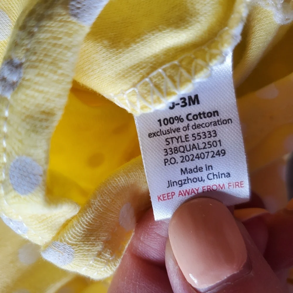 NWT Hudson Baby Navy and Yellow Daisy Bodysuit Set 100% Cotton 5pc 0-3M